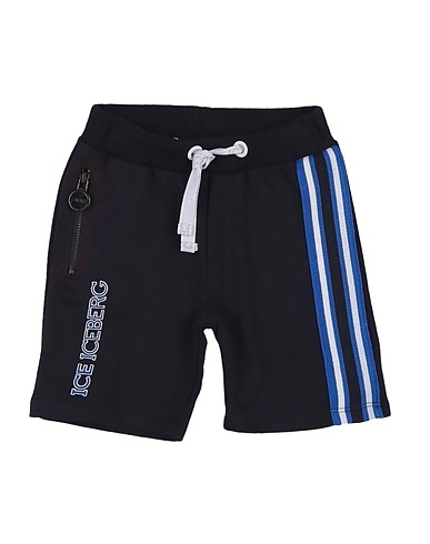 ICE ICEBERG Shorts & Bermuda Midnight blue 100% Cotton