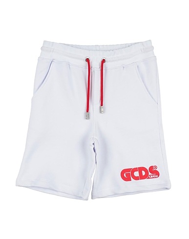 GCDS MINI Shorts & Bermuda White 100% Cotton
