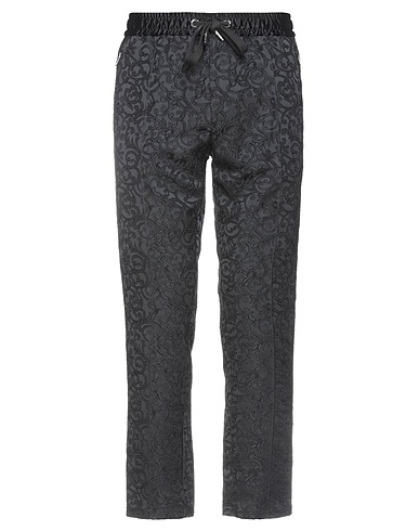 DOLCE&GABBANA Casual pants Black 46% Acetate, 34% Polyester, 18% Silk, 2% Polyamide