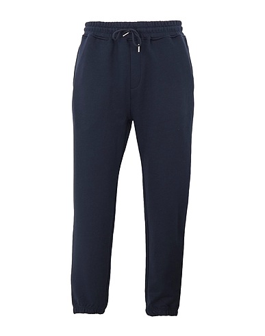 8 by YOOX Casual pants ORGANIC COTTON PULL-ON TAPERED SWEATPANTS
 Midnight blue 100% Organic cotton
