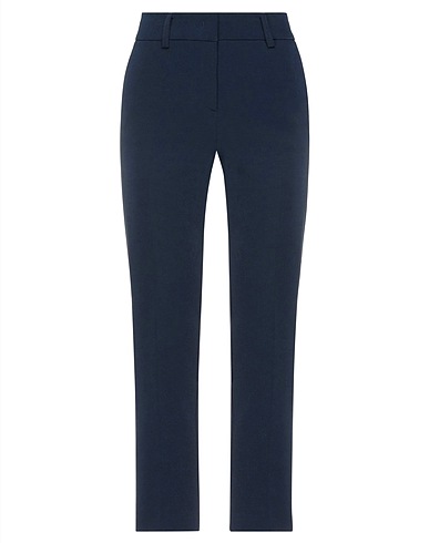 P.A.R.O.S.H. Casual trouser Deep teal 96% Polyester, 4% Elastane