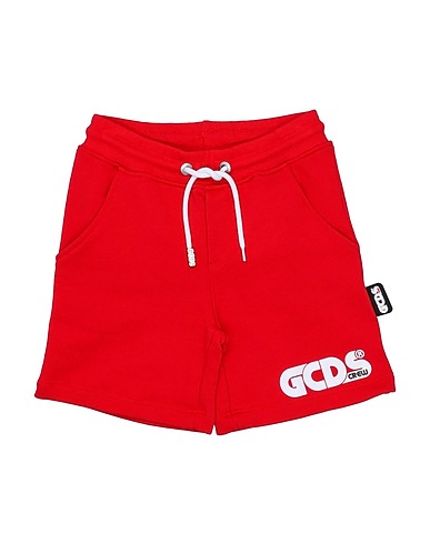 GCDS MINI Pantalone felpa Rosso 100% Cotone