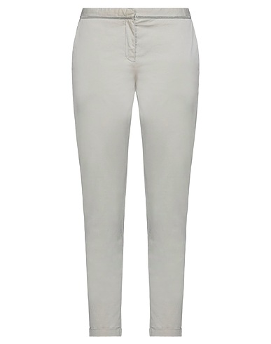 FABIANA FILIPPI Casual trouser Grey 97% Cotton, 3% Elastane