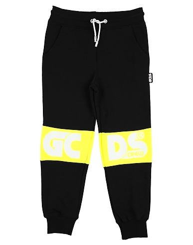 GCDS MINI Casual trouser Black 100% Cotton