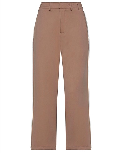 PIANURASTUDIO Casual trouser Camel 72% Polyester, 23% Viscose, 5% Elastane