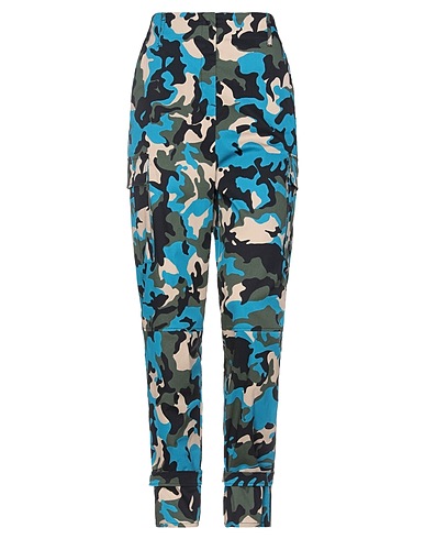 PINKO Casual trouser Military green 98% Cotton, 2% Elastane