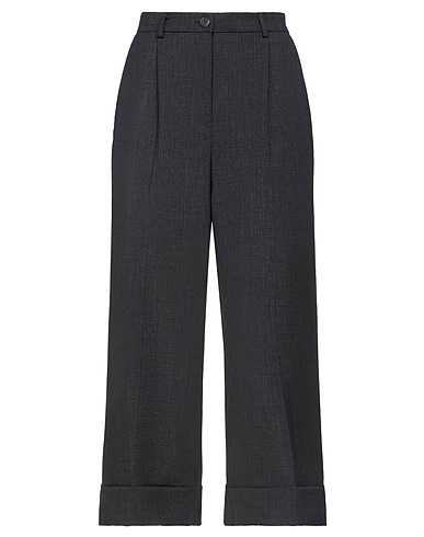 SEMICOUTURE Pantalón Carbón 53% Poliéster, 43% Lana Virgen, 4% Elastán