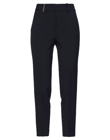 PESERICO Pantalone Blu notte 64% Poliestere, 27% Viscosa, 6% Cotone, 3% Elastan
