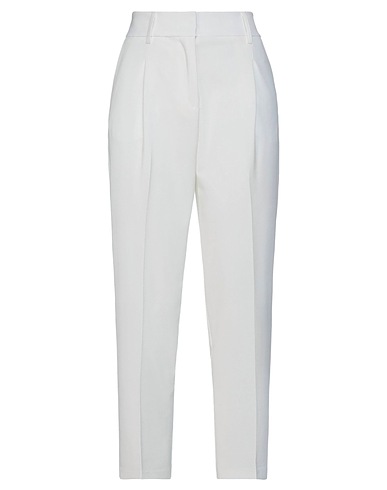 ANIYE BY Casual trouser White 63% Polyester, 33% Viloft®, 4% Elastane