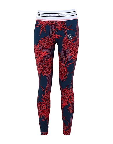ADIDAS by STELLA McCARTNEY Athletic leggings AMSC TIGHT AOP
 Midnight blue 64% Recycled polyester, 36% Elastane