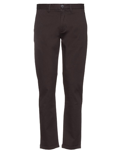 SUN 68 Casual trouser Dark brown 97% Cotton, 3% Elastane