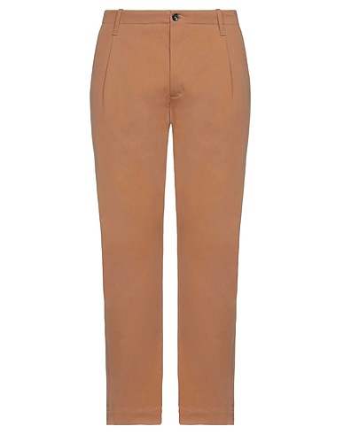 NINE IN THE MORNING Casual pants Camel 97% Cotton, 3% Elastane