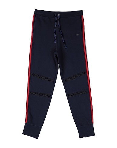 PINKO UP Casual pants Midnight blue 100% Cotton, Polyester