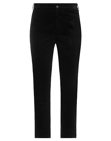 LATINO' Casual trouser Black 79% Cotton, 19% Modal, 2% Elastane