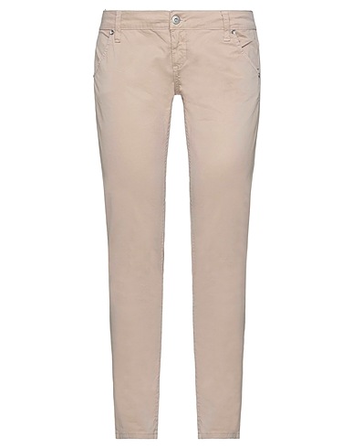 MADE WITH LOVE Pantalone Beige 97% Cotone, 3% Elastan