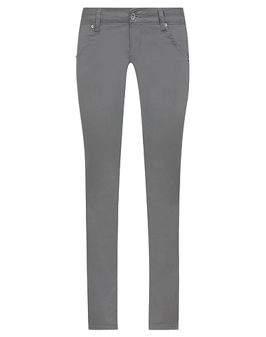 MADE WITH LOVE Pantalone Grigio 97% Cotone, 3% Elastan