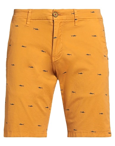 IMPURE Shorts & Bermuda Mustard 98% Cotton, 2% Elastane