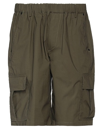 PMDS PREMIUM MOOD DENIM SUPERIOR Shorts & Bermuda Military green 97% Cotton, 3% Elastane