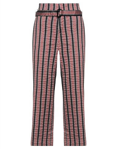 PT Torino Casual trouser Burgundy 70% Cotton, 18% Polyamide, 7% Linen, 5% Elastane