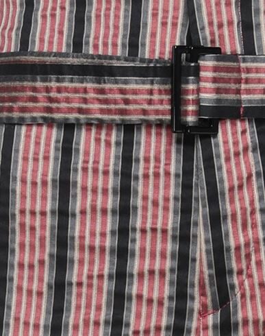 Shop Pt Torino Woman Pants Burgundy Size 6 Cotton, Polyamide, Linen, Elastane In Red