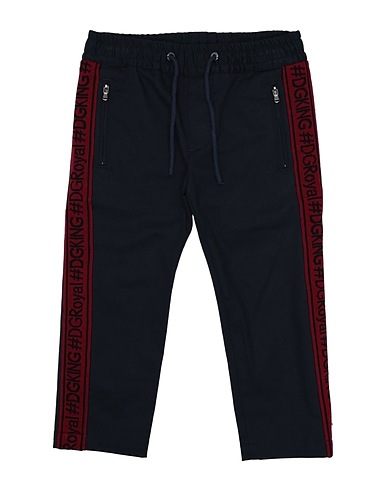 DOLCE&GABBANA Casual pants Midnight blue 99% Cotton, 1% Elastane