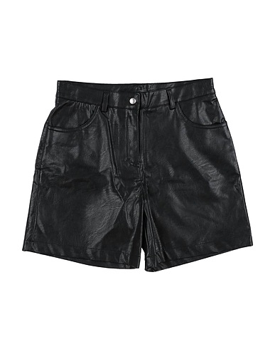 VICOLO Shorts & Bermuda Black 50% Polyurethane, 50% Rayon