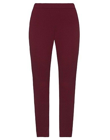 RELISH Casual trouser Burgundy 95% Polyester, 5% Elastane