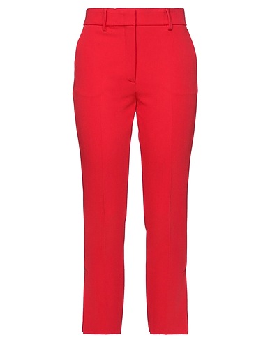 MSGM Pantalon Rouge 84% Polyester, 10% Viscose, 6% Élasthanne
