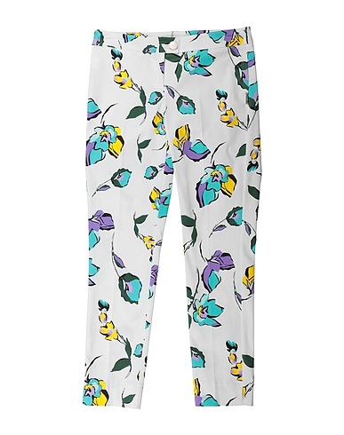 LIU •JO Casual trouser White 96% Cotton, 4% Elastane