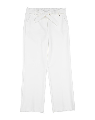 KOCCA Casual pants White 89% Polyester, 11% Elastane, Acetate, Polybutylene
