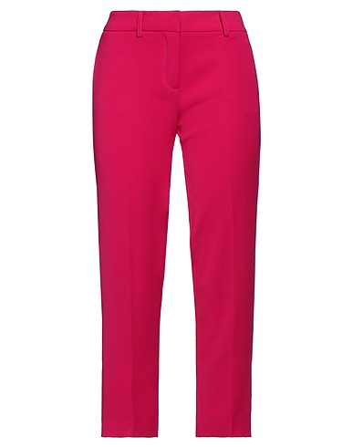 SIMONA CORSELLINI Casual pants Garnet 63% Polyester, 27% Viscose, 7% Cotton, 3% Elastane