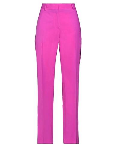 MSGM Casual trouser Mauve 97% Virgin Wool, 3% Elastane, Acetate, Polyamide