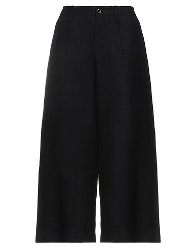UMA WANG Casual trouser Black 59% Linen, 41% Virgin Wool