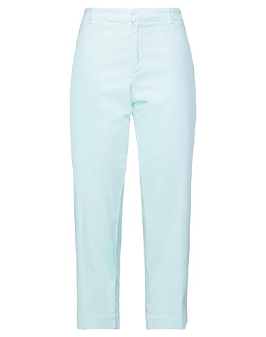 HAIKURE Casual pants Sky blue 97% Cotton, 3% Elastane
