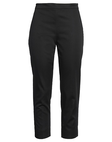 CARACTÈRE Casual pants Black 73% Cotton, 24% Polyester, 3% Elastane
