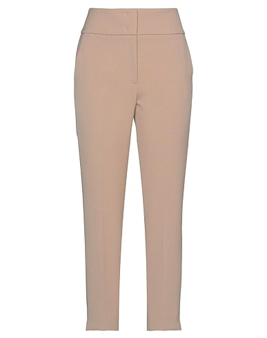 PESERICO Casual trouser Sand 64% Polyester, 27% Viscose, 6% Cotton, 3% Elastane