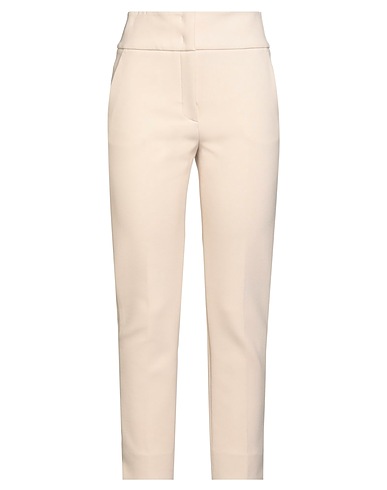 PESERICO Casual trouser Beige 64% Polyester, 27% Viscose, 6% Cotton, 3% Elastane