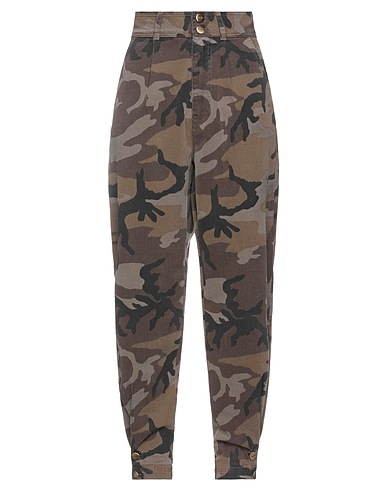 JIJIL Casual trouser Brown 97% Cotton, 3% Elastane