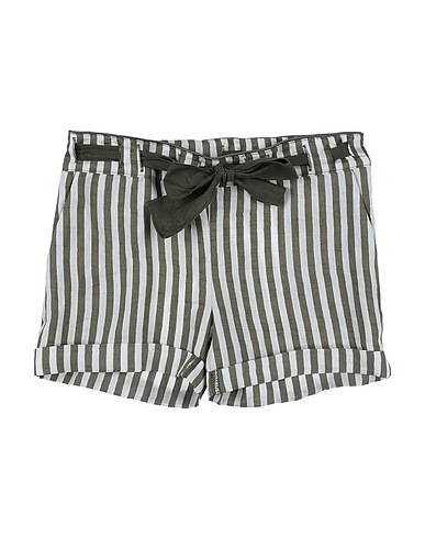 L:Ú L:Ú by MISS GRANT Shorts & Bermuda Verde militare 60% Lino, 30% Viscosa, 10% Poliestere