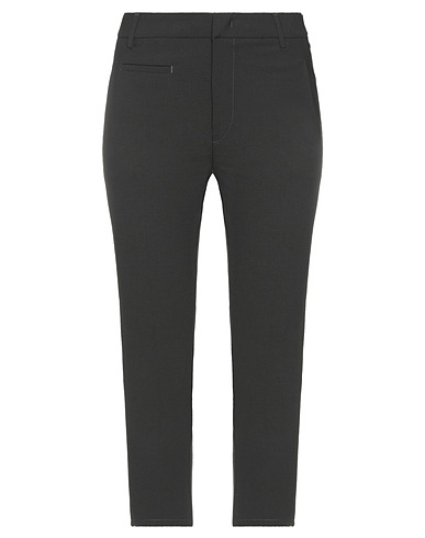 DONDUP Casual trouser Dark green 53% Polyester, 43% Virgin Wool, 4% Elastane