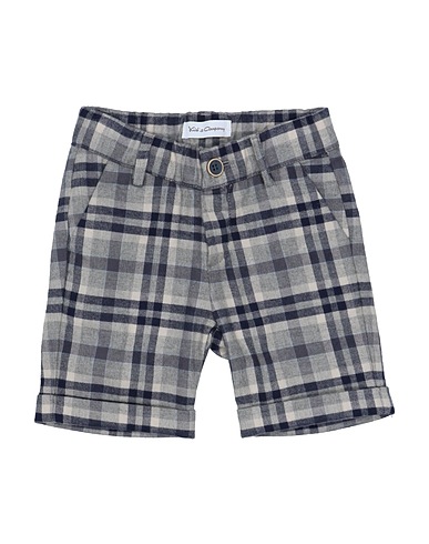 KID'S COMPANY Shorts & Bermuda Grey 80% Cotton, 20% Wool