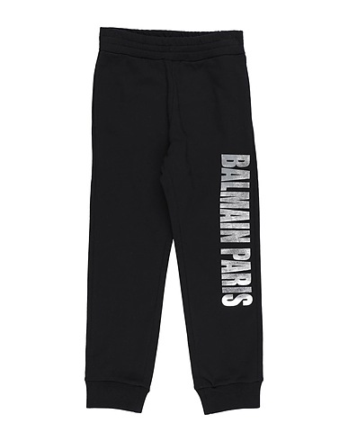 BALMAIN Pantalone Nero 100% Cotone