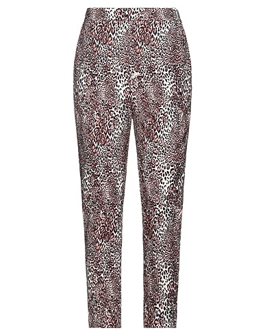 ELISABETTA FRANCHI Casual trouser Beige 96% Polyester, 4% Elastane