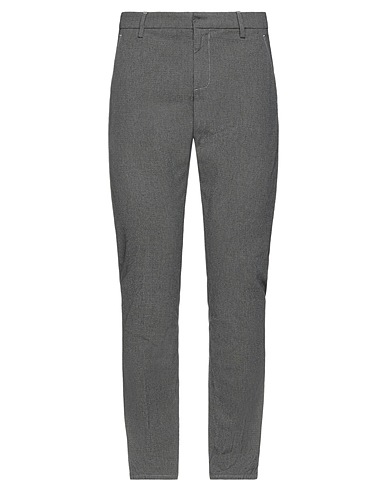 DONDUP Casual trouser Black 65% Cotton, 25% Polyester, 8% Viscose, 2% Elastane