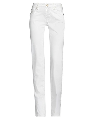 JACOB COHЁN Pantalone Avorio 97% Cotone, 3% Elastan