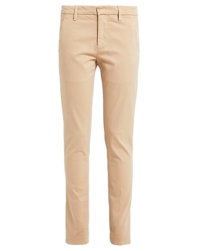 DONDUP Casual trouser Beige 98% Cotton, 2% Elastane