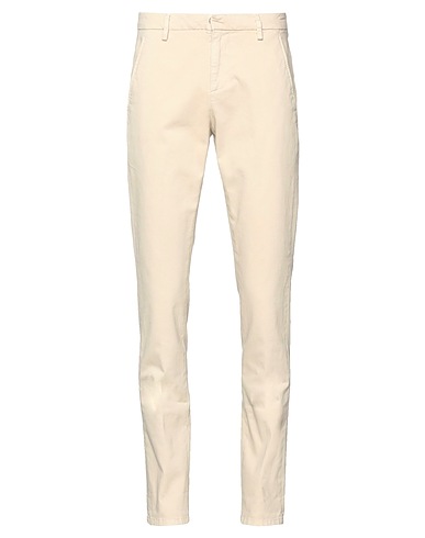 DONDUP Casual trouser Ivory 98% Cotton, 2% Elastane