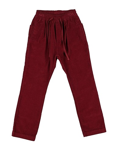 PAOLO PECORA Pantalone Bordeaux 100% Cotone
