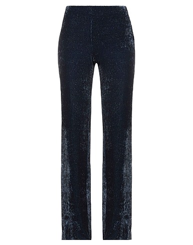 MAX MARA Casual pants Midnight blue 76% Viscose, 20% Silk, 4% Polyamide