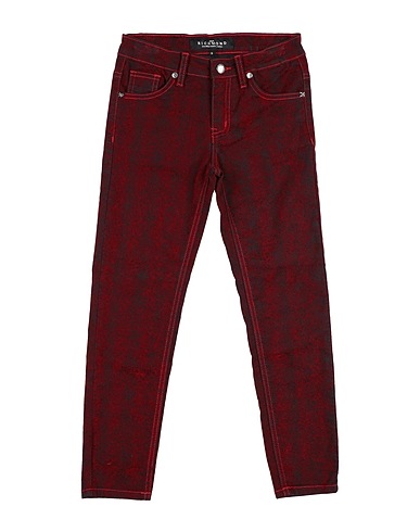 JOHN RICHMOND Casual trouser Burgundy 70% Cotton, 25% Polyester, 3% Viscose, 2% Elastane